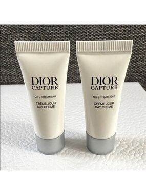 Dior Capture Ox-C Treatment Day Cream Creme Bundle of 2 Miniatures Authentic 5ml